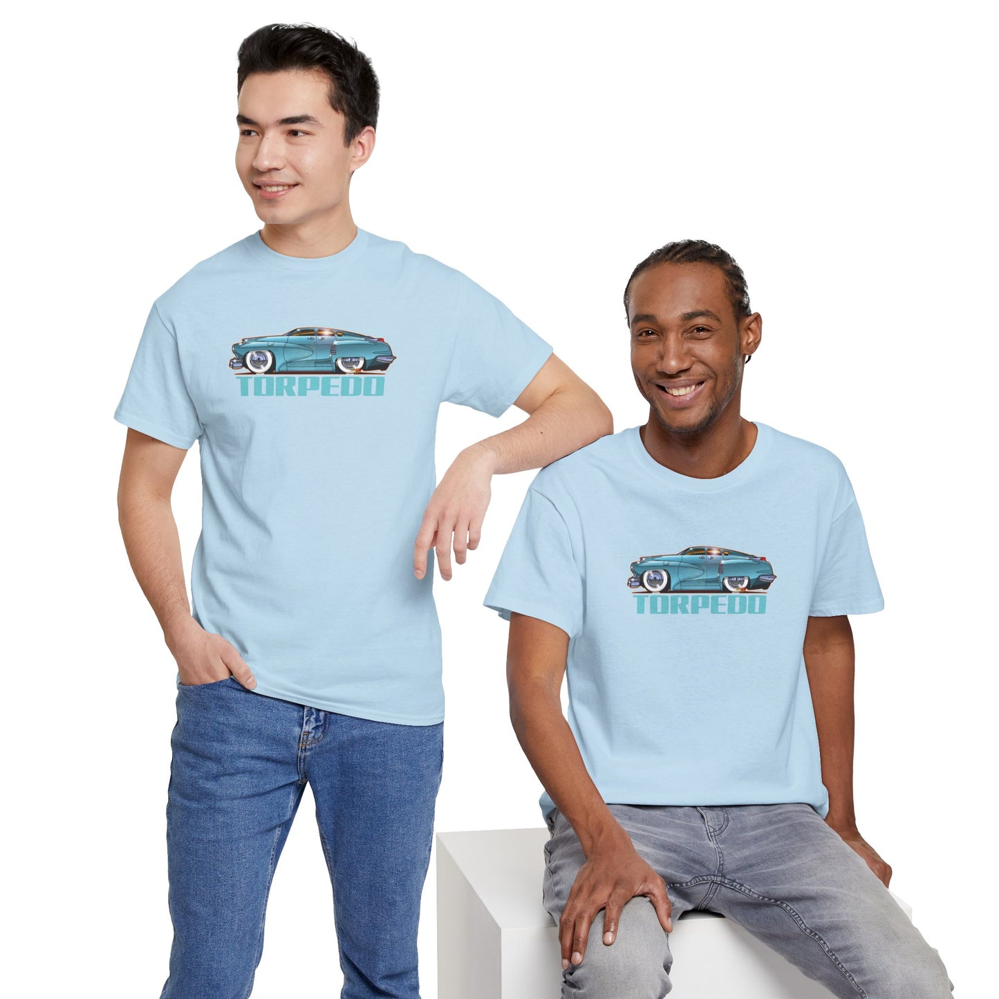 TUCKER TORPEDO 48 Collectible Fireball Art Cotton Tees