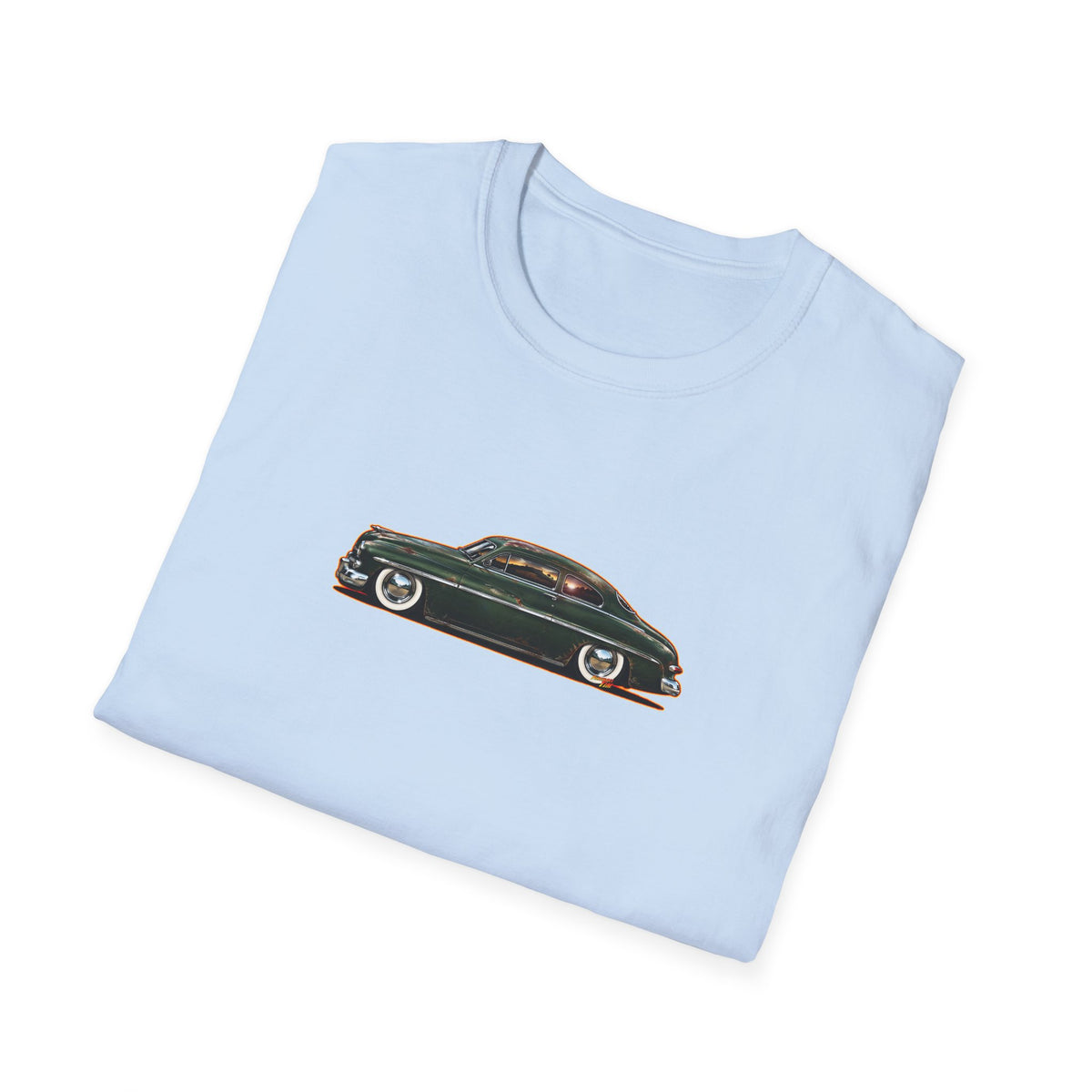 MERCURY COUPE 1950 Collectible Fireball Art TeeShirt
