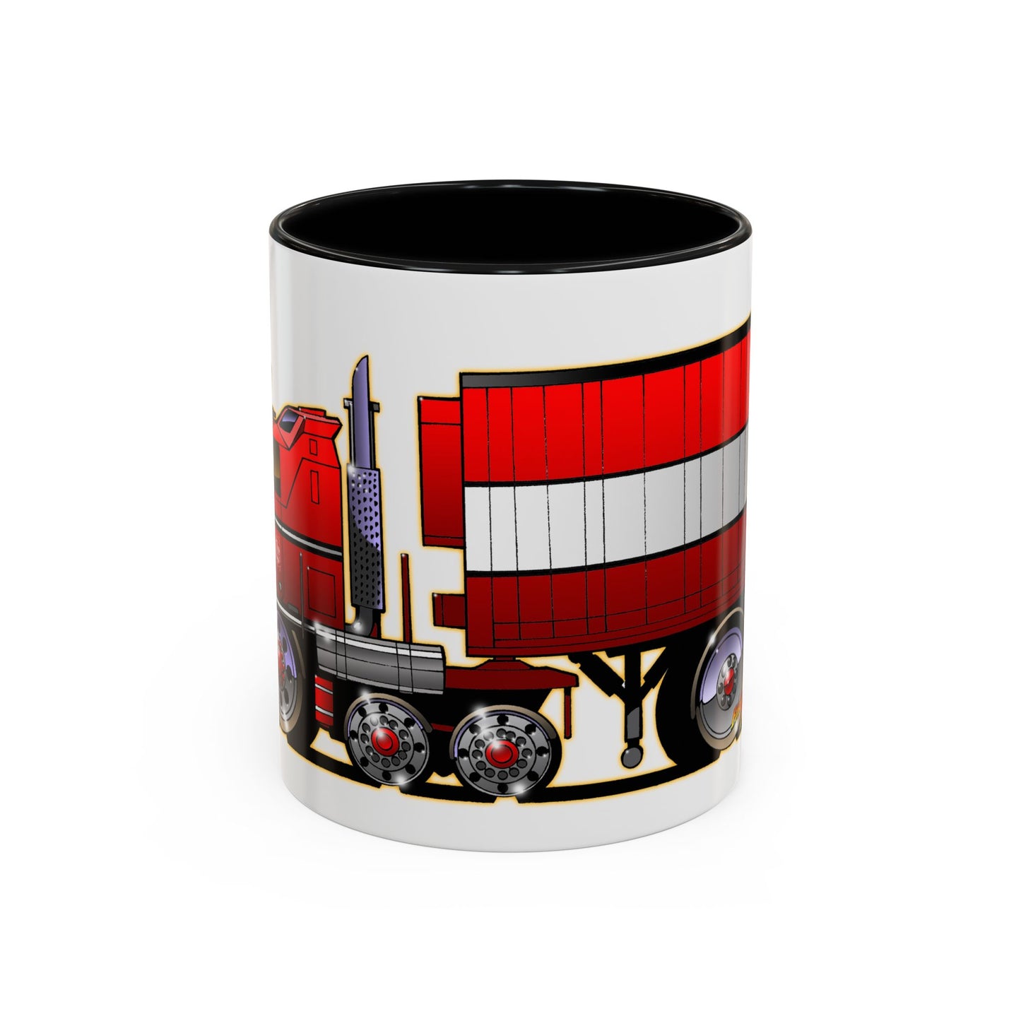 BJ AND THE BEAR TV Show Semi Truck Concept Art Coffee Mug 2 Sizes 2 Colors