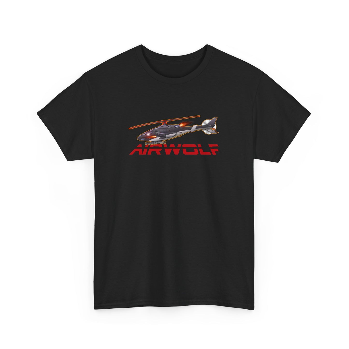 AIRWOLF Helicopter Concept Art Cotton Tee Shirt Mutiple Colors