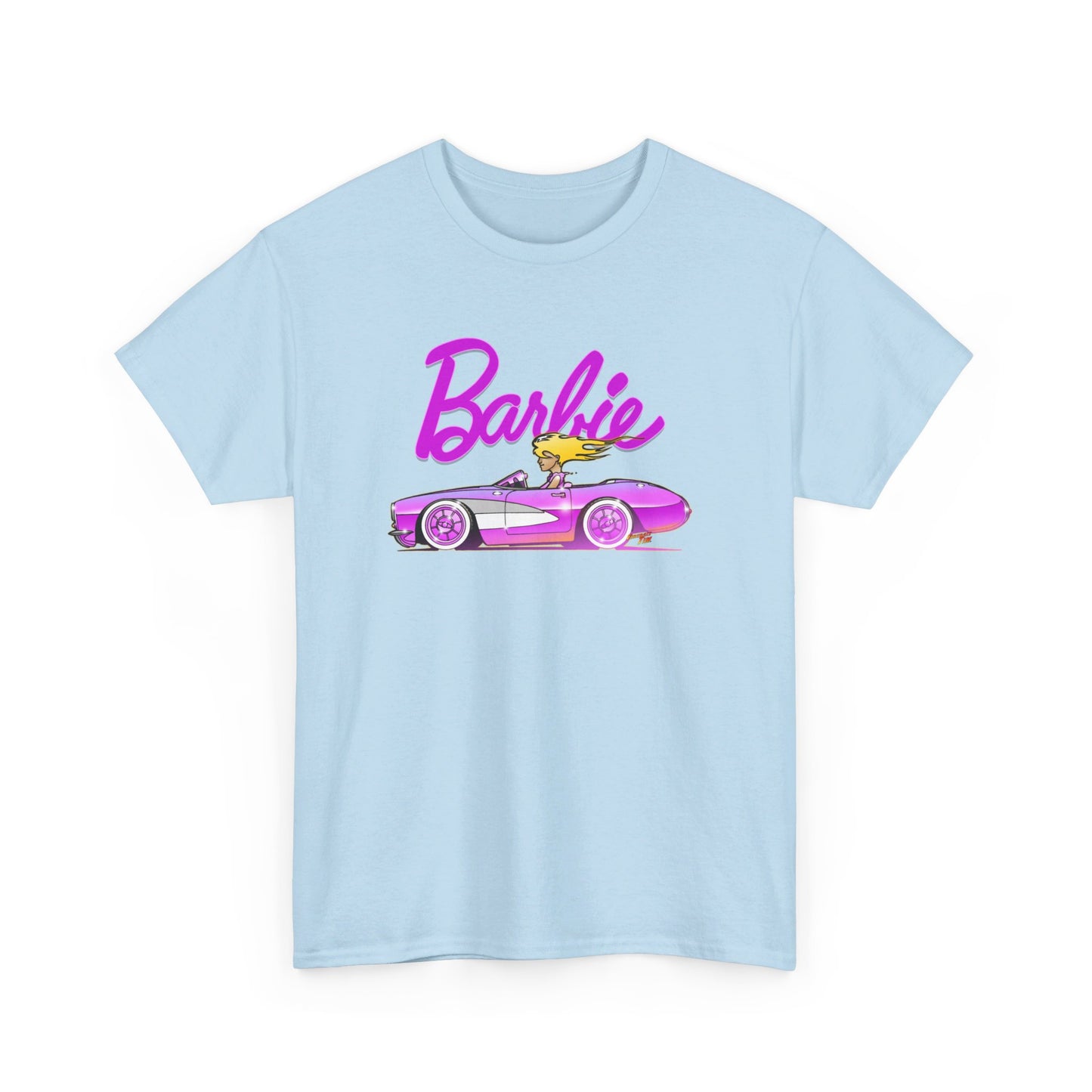 BARBIE CORVETTE Concept Art Cotton Tee 8 Colors