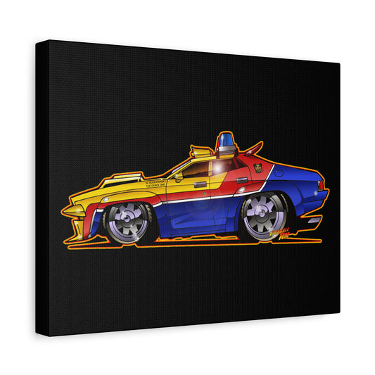 MAD MAX MFP PURSUIT INTERCEPTOR POLICE CAR Canvas Art Wall Print - 11x14