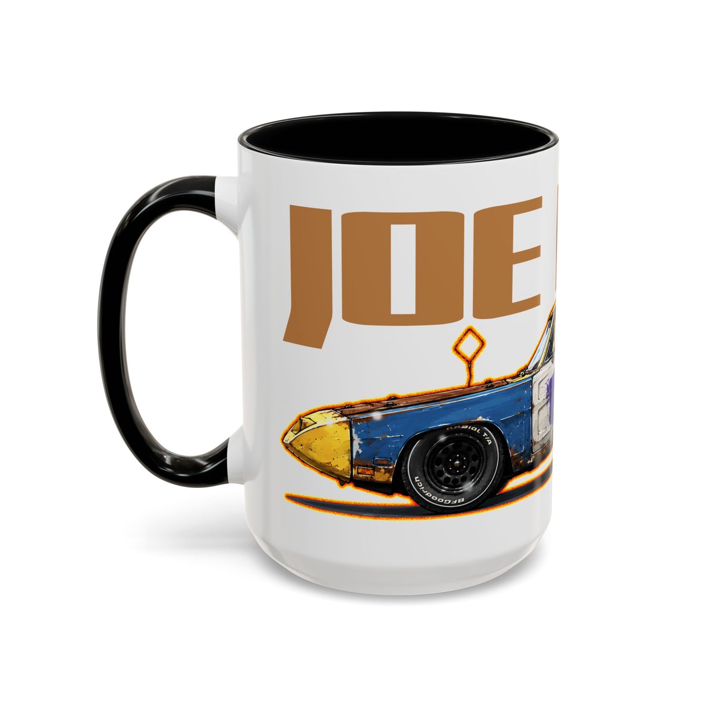 JOE DIRT 1969 Dodge Charger Daytona Collectible Fireball Art Coffee Mug - 2 Sizes