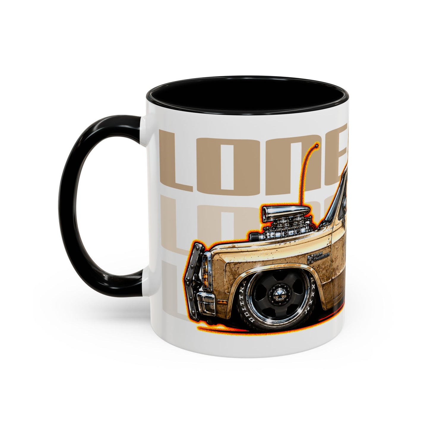 LONE WOLF MCWADE 1983 Dodge Ramcharger Collectible Art Coffee Mug - 2 Sizes