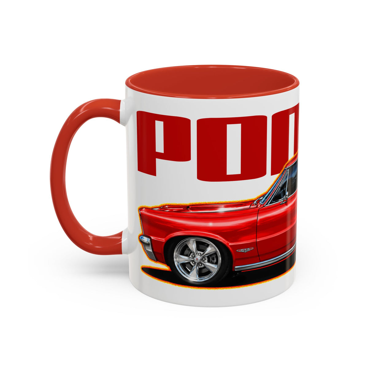 PONTIAC GTO 1965 Collectible Fireball Art Coffee Mug - 2 Sizes