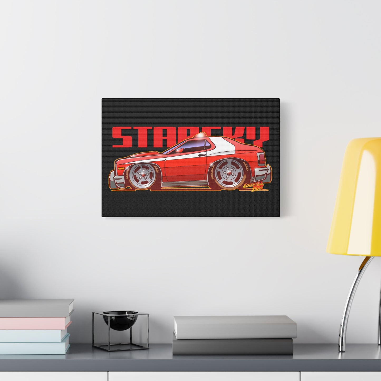 STARSKY Torino Fireball Canvas Art Print - 11x14