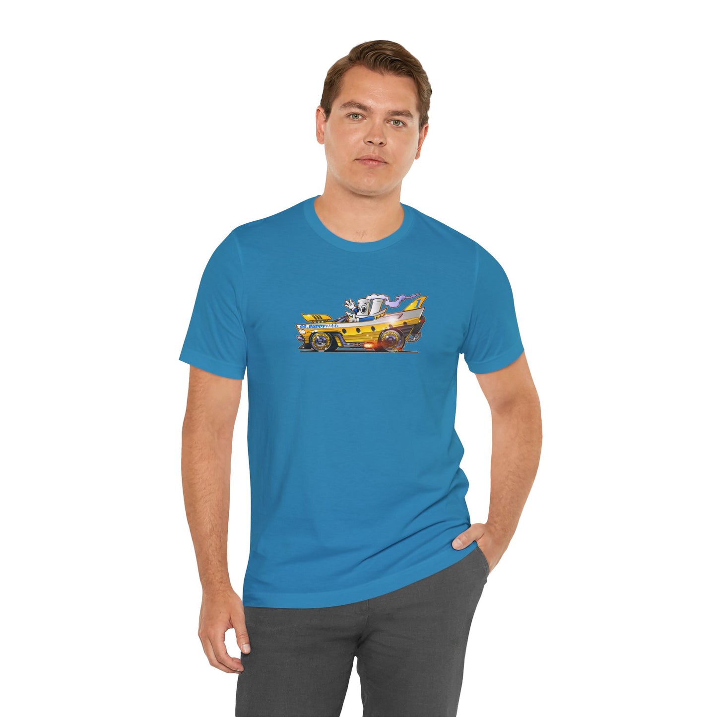 BUDDY CRUISE BUDDYMOBILE Custom Car Art Short Sleeve Tee in 17 Colors