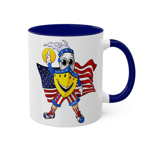BUDDY CRUISE - PATRIOT Coffee Mug, 11oz (6 Colors!)-Mug-Fireball Tim Garage