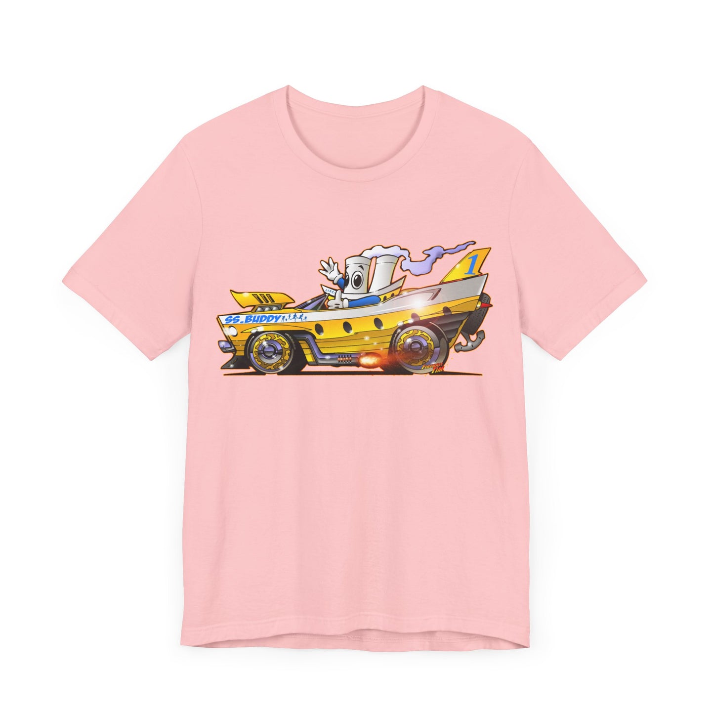 BUDDY CRUISE BUDDYMOBILE Custom Car Art Short Sleeve Tee in 17 Colors
